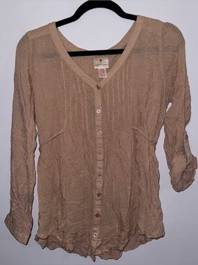 Two hearts maternity by destination maternity size medium blush pink top